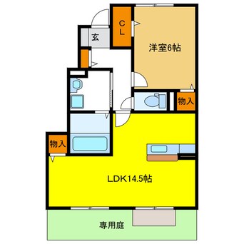 間取図 セジュール三松