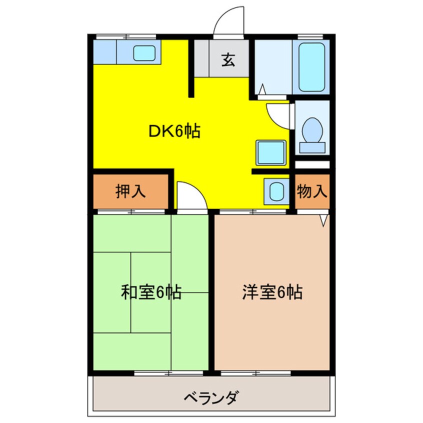 間取図 シティハイムシャトレ