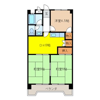 間取図 メゾンスガ