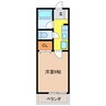 シティハイム城南Ｄ棟 1Kの間取り