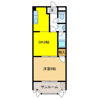 間取図 サンハイツ