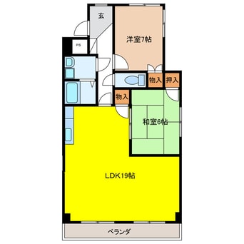 間取図 エステート南