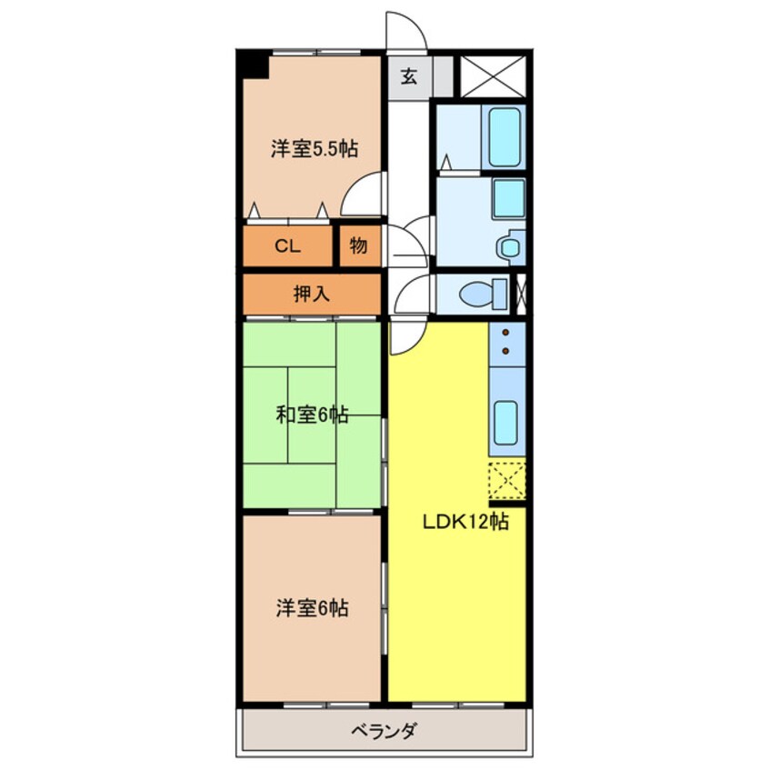 間取図 アネックスみつき