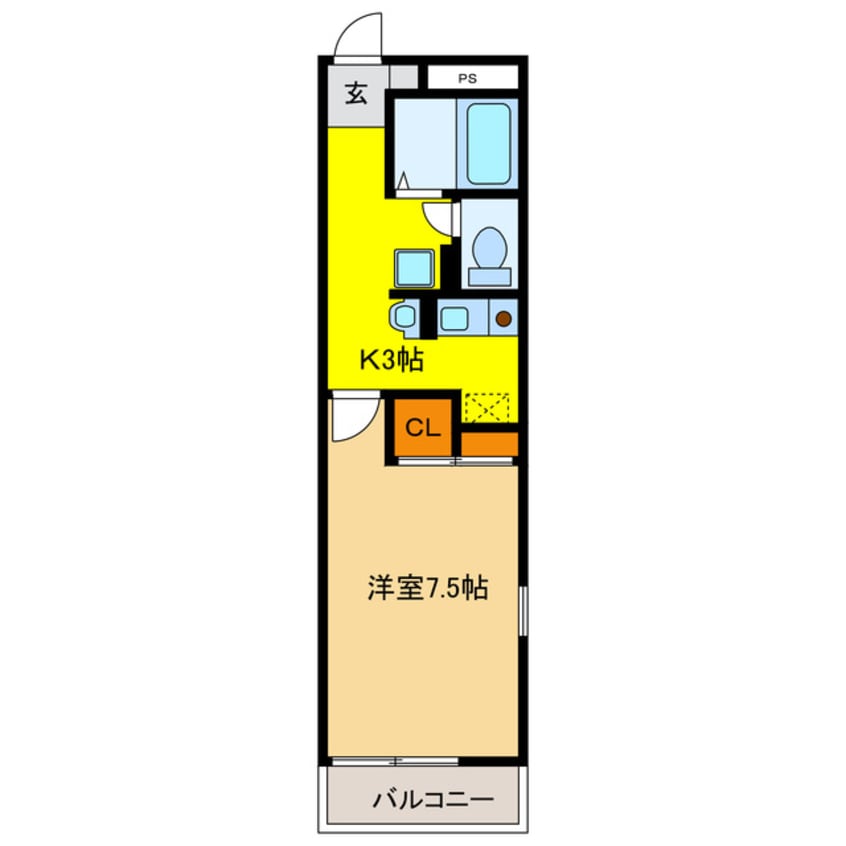 間取図 カーサグランデ元町