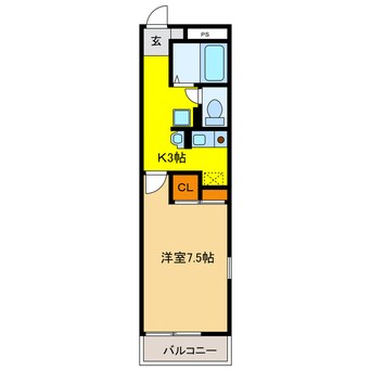 間取図 カーサグランデ元町