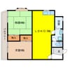 マンション島原 2LDKの間取り