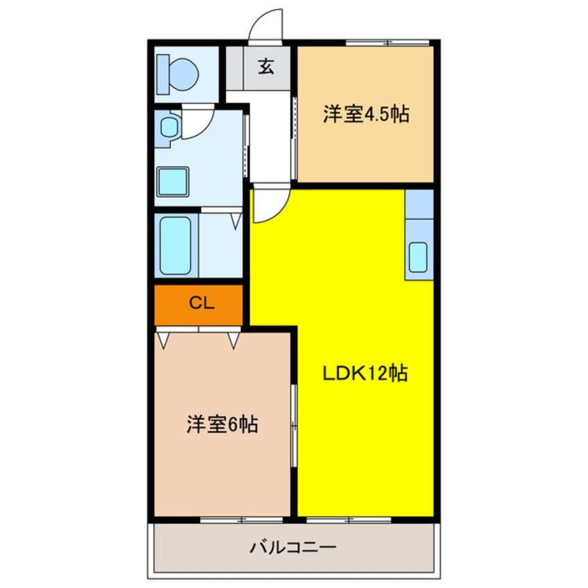 間取図 三宅ハイツ