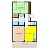 ＣＨＡＭＢＲＥ　ＤＥ　ＣＨＩＣ 2DKの間取り