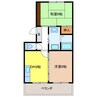 ＣＨＡＭＢＲＥ　ＤＥ　ＣＨＩＣ 2DKの間取り