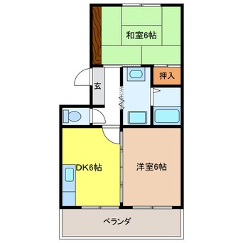 間取図 ＣＨＡＭＢＲＥ　ＤＥ　ＣＨＩＣ