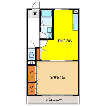 間取図 ヴィレッティーナ岐阜茜部