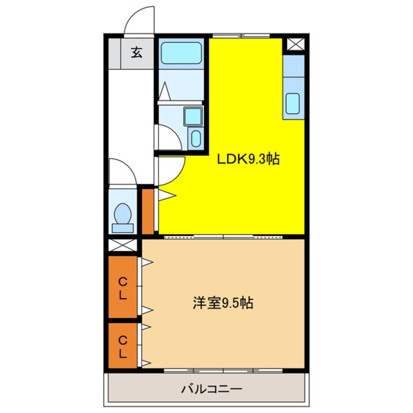 間取図 ヴィレッティーナ岐阜茜部