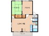 サンビレッジ浅野 2LDKの間取り