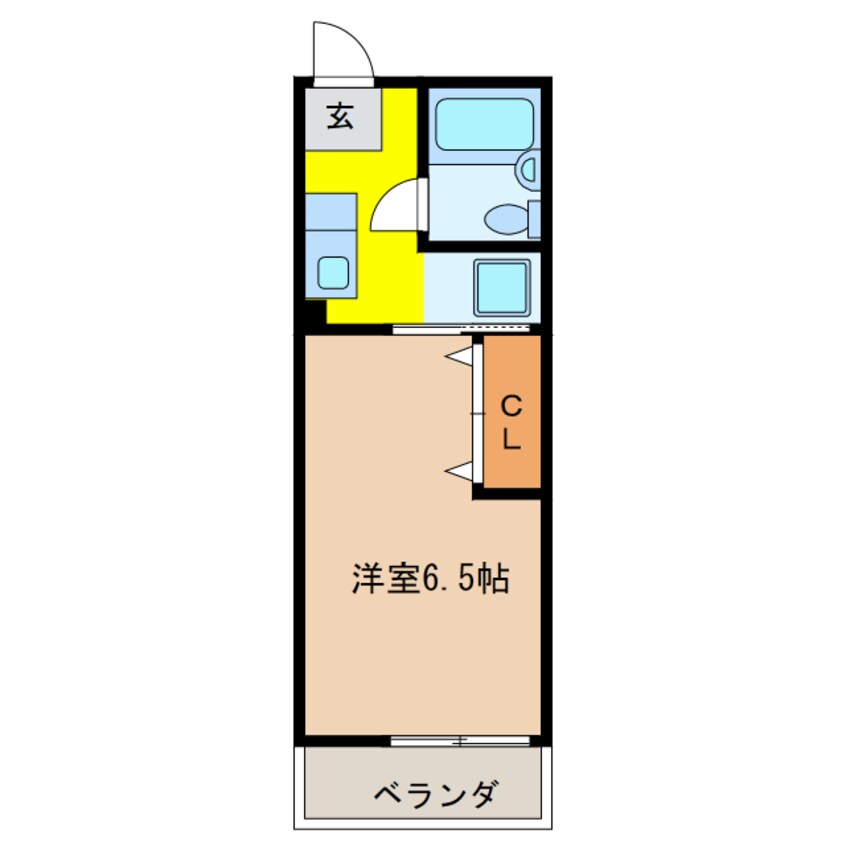 間取図 シティハイム城南Ｂ棟