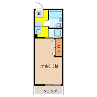 間取図 シティハイム城南Ｂ棟