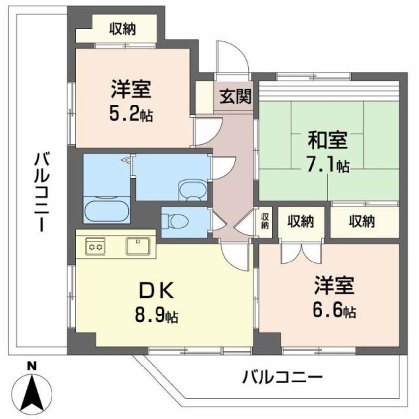 間取図 Maison Gotoh