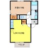 ミュータウンＢ 1LDKの間取り