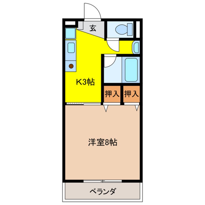 間取図 ナカノハイツ