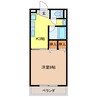 ナカノハイツ 1Kの間取り