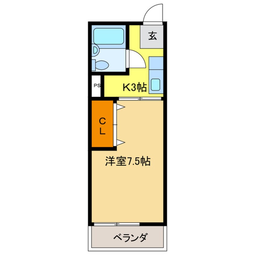 間取図 シティハイム城南Ｃ