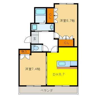間取図 パジェール花水木
