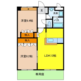 間取図 ソレイユ参番館
