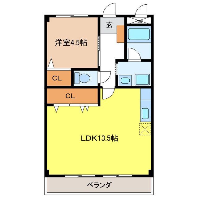 間取り図 ル・シエール鏡島