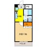 レシェンテⅤ 1Kの間取り