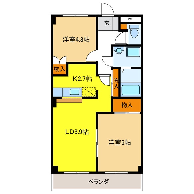 間取り図 ウィズハピネス