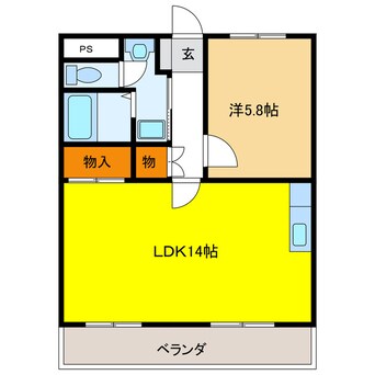 間取図 エクセルハイム10