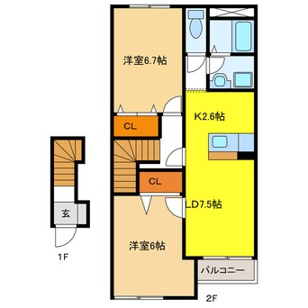 間取図 シャンピア