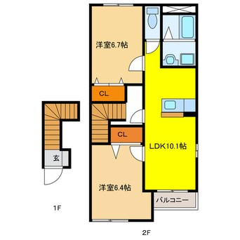 間取図 シャンピア