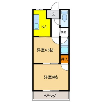 間取図 コミュニティタウン89