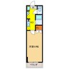 エルハウス 1Kの間取り