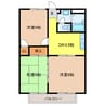 セラミック加藤 3DKの間取り
