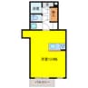 ＭＵヒルズ庵町 1Rの間取り