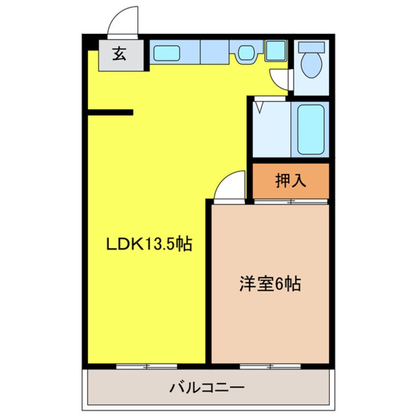 間取図 多恵第二ビル