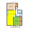 セジュール芝 2LDKの間取り