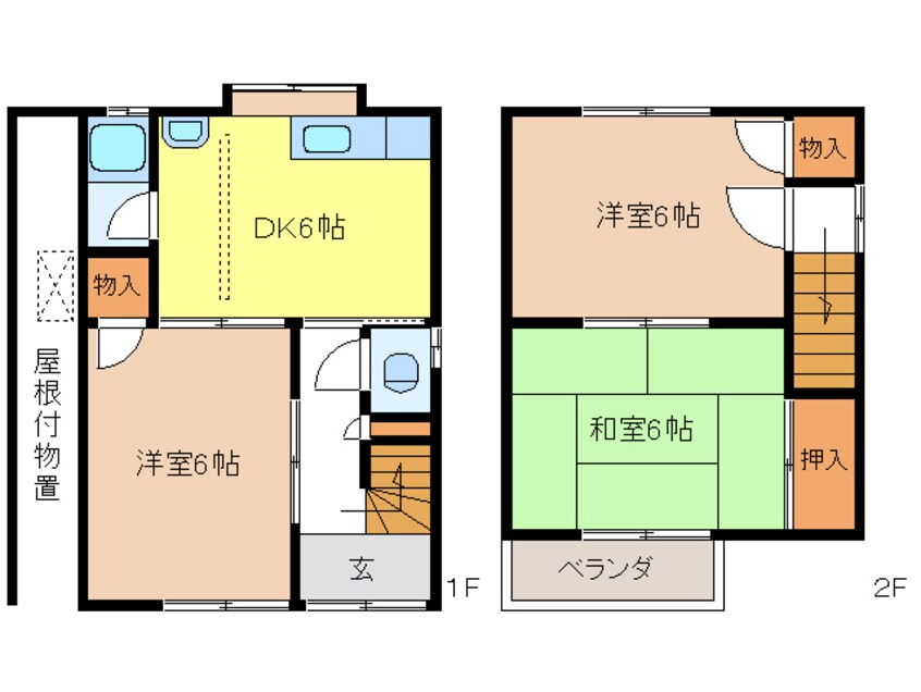 間取図 武藤貸家