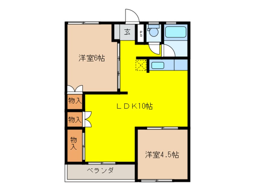 間取図 西鶉ビル