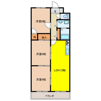 間取図 シェレナハイツ