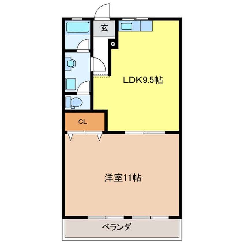 間取図 ハイムＥ