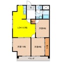 ルミエール　Ⅰの間取図
