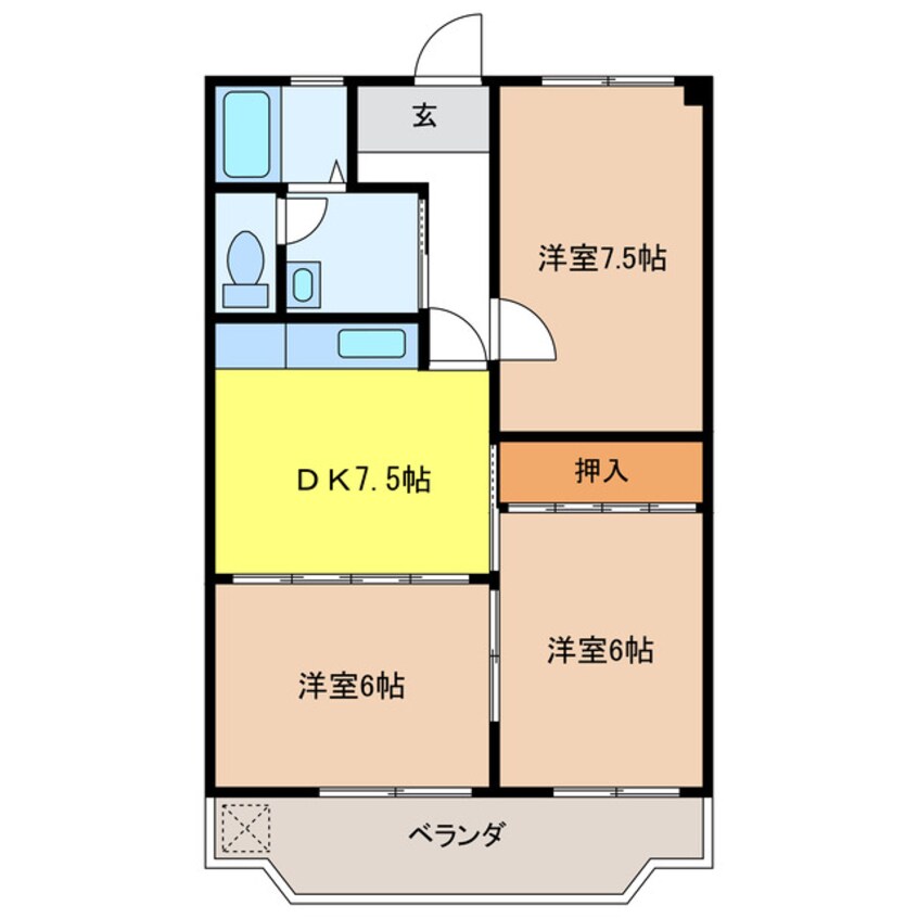 間取図 パークサイド宮東