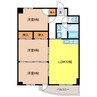 シェラトン広瀬 3LDKの間取り