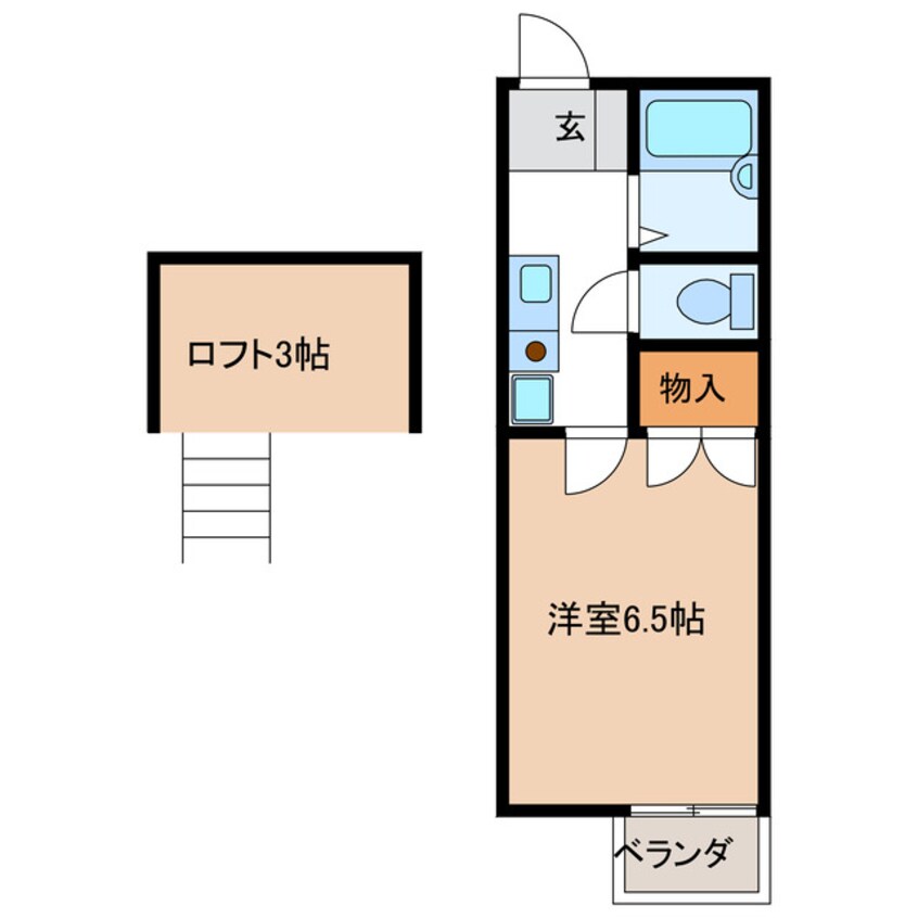 間取図 パルテネールヒロ