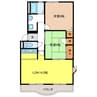 トゥアマンション 2LDKの間取り