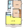 トゥアマンション 2LDKの間取り