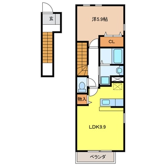 間取図 レフィナードフロールエフ