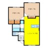 サンガーデン曙 2LDKの間取り